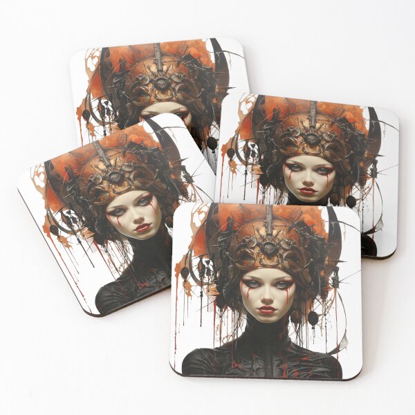 Item preview, Horned Woman: Fantasy Realism designed and sold by MyDearWorld.