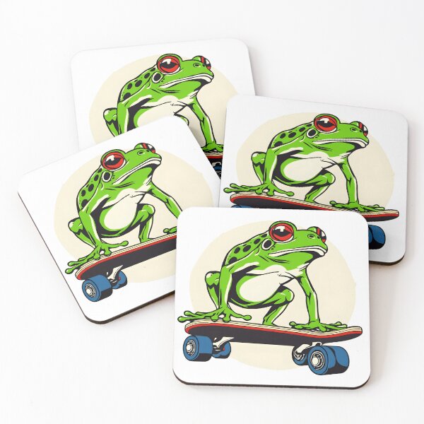 Item preview, Frog on Skateboard designed and sold by Realizey.