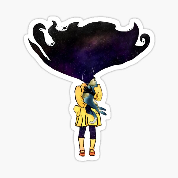If Solar System was a girl Sticker