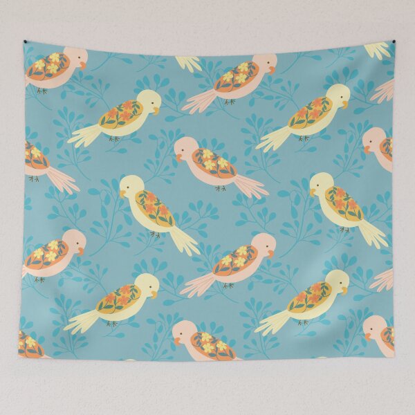 Item preview, Cute flower parakeet designed and sold by ByJYA.