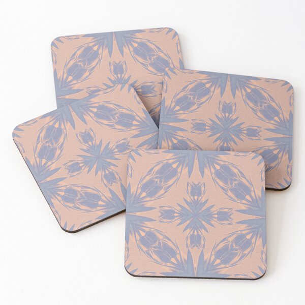 Item preview, Tulip Mosaic - Cashmere designed and sold by Carina Parry Studios.