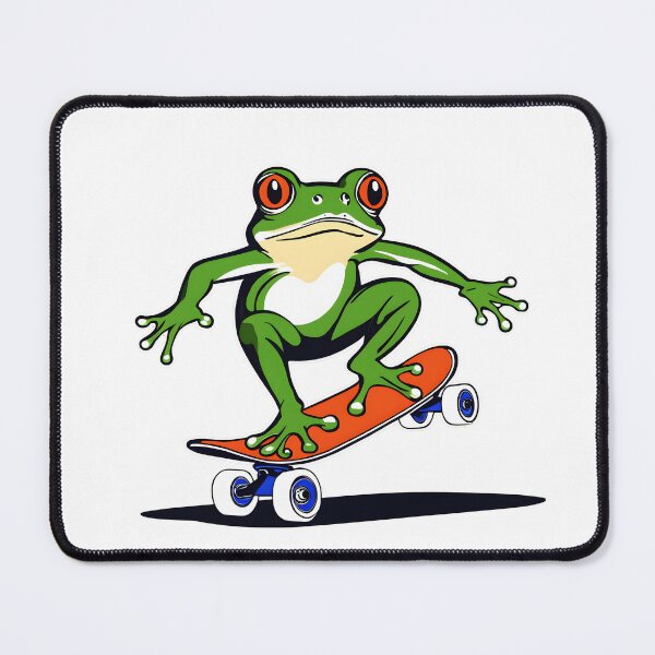 Item preview, Skateboarding Frog designed and sold by Realizey.