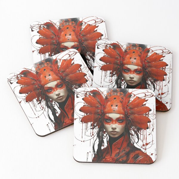 Item preview, Fantasy-Realism Geisha Portrait designed and sold by MyDearWorld.