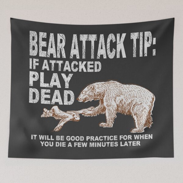 Item preview, Bear attack tip designed and sold by Colorfulman.