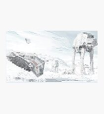 ASCII ATAT HOTH Photographic Print