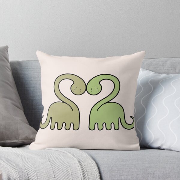 Item preview, Copy of LOVEY DINOS: Diplodocus heart cuddle (pink) designed and sold by EmiliaMoscovich.
