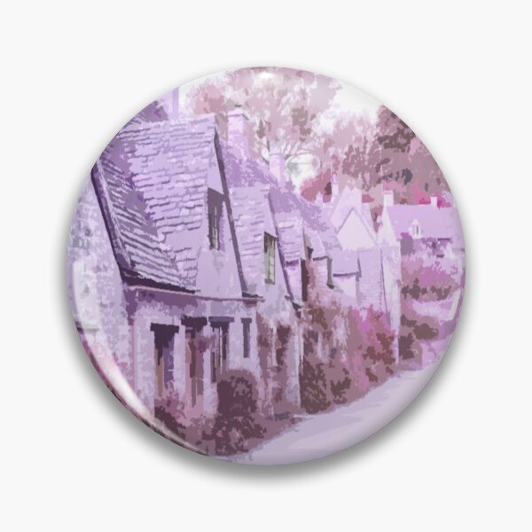 Item preview, Bibury Village Travel Poster, Gloucestershire - An Exquisite Journey Back in Time designed and sold by studioSharonKay.