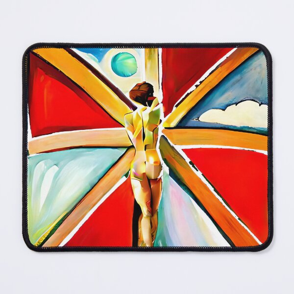 Item preview, Vivid Neo-Constructivism Portrait designed and sold by MyDearWorld.