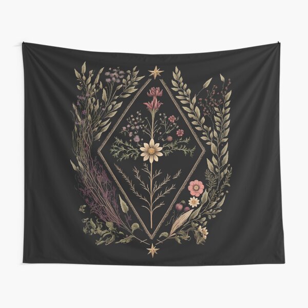 Item preview, Sacred Geometry Wicca Wildflowers designed and sold by Enyr.