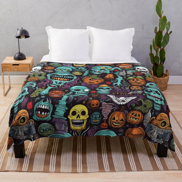 Item preview, xNightmare Frights: Seamless Halloween Horror Patterns designed and sold by AlienSkinEyes.