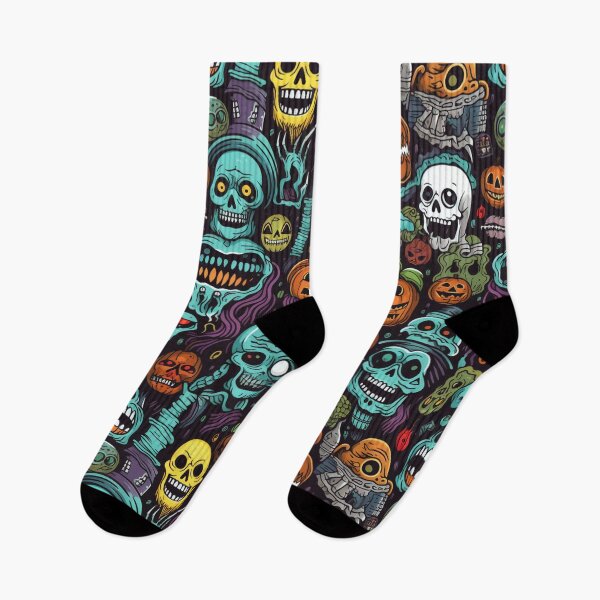 Item preview, xNightmare Frights: Seamless Halloween Horror Patterns designed and sold by AlienSkinEyes.