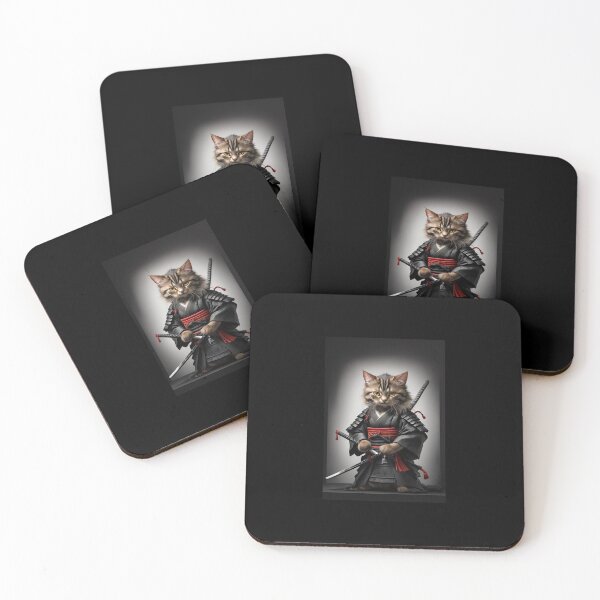 Item preview, Samurai Cat designed and sold by vitorfsouza.