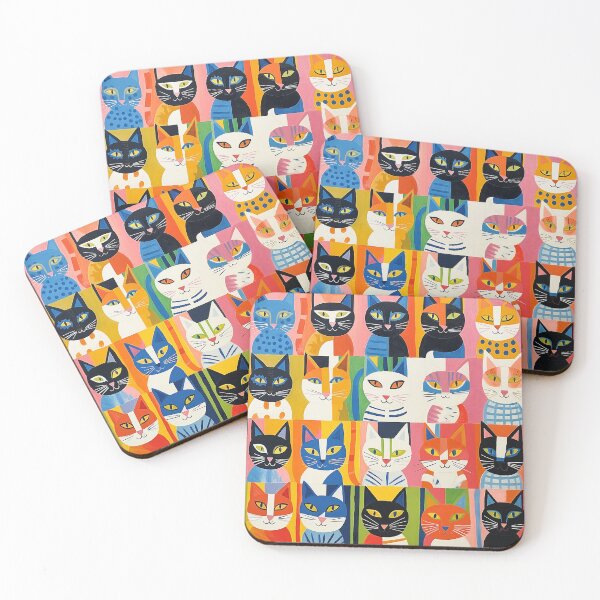 Item preview, Abstract Cat Print designed and sold by sophiesdesigns53.