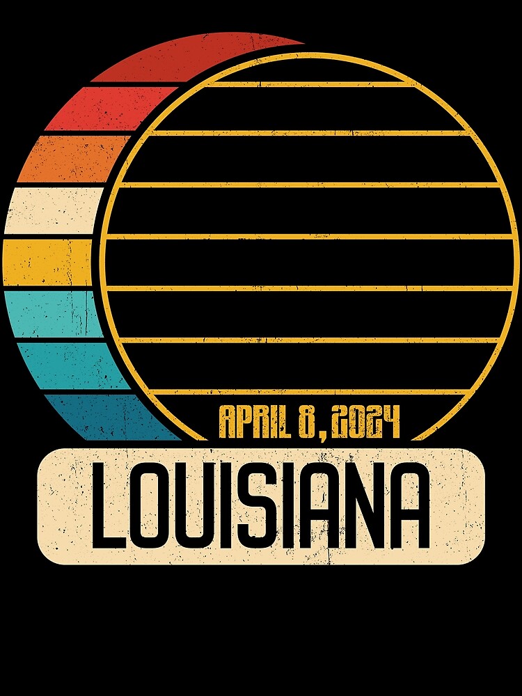 Thumbnail 3 von 3, Tuch, Total Solar Eclipse Louisiana April 28 2024 Eclipse Gear designt und verkauft von DynamicDesign.
