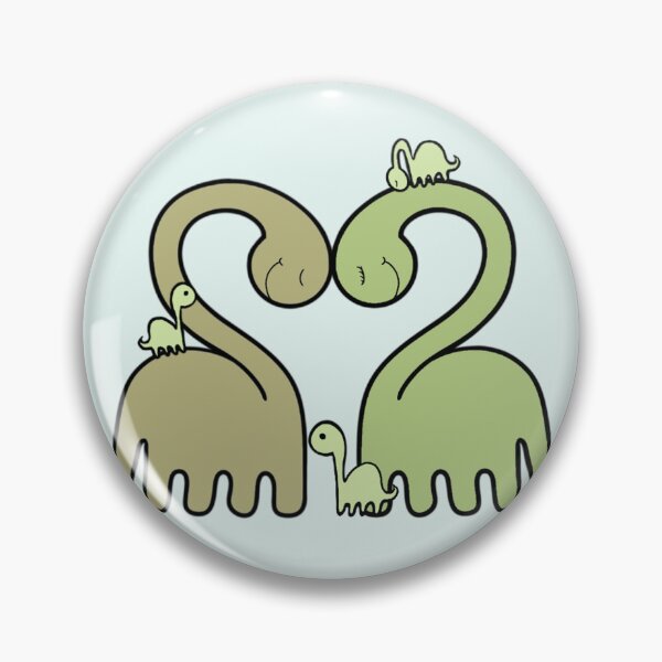 Item preview, LOVEY DINOS: Diplodocus heart cuddle FAMILY (blue) designed and sold by EmiliaMoscovich.