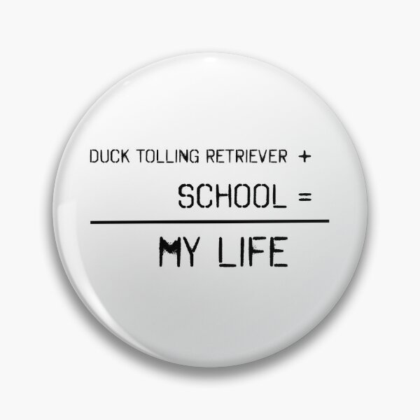 Item preview, Duck Tolling Retriever and school = my life designed and sold by EmeraldeaArt.