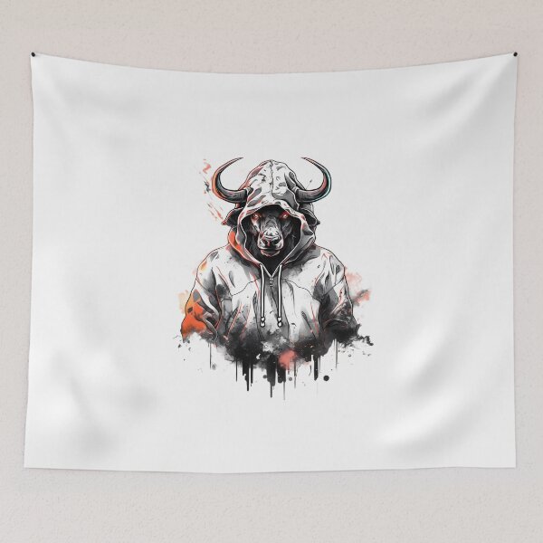Item preview, Black Bull Brutal Gangsta Art designed and sold by MartynGrey.