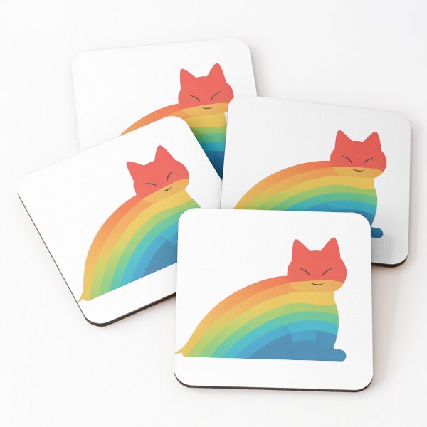 Item preview, Rainbow cat for LGBQ prides designed and sold by Digitalcipart.