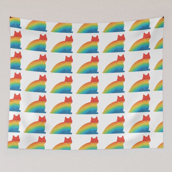 Item preview, Rainbow cat for LGBQ prides designed and sold by Digitalcipart.