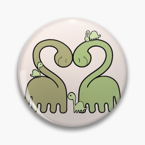 Item preview, LOVEY DINOS: Diplodocus heart cuddle FAMILY (pink) designed and sold by EmiliaMoscovich.