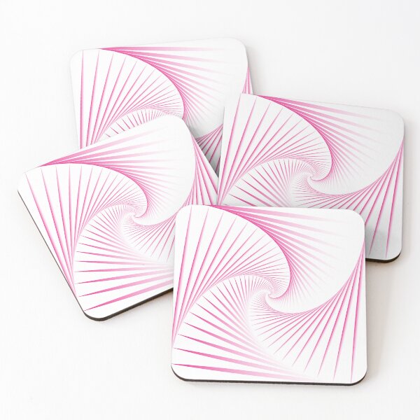 Item preview, Pink Swirly Lines Illusion designed and sold by Parallax Grafica.