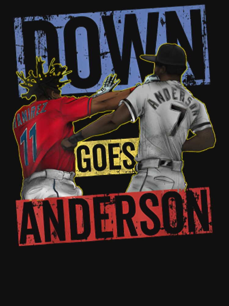Jose Ramirez Fight Down Goes Anderson Funny Meme Shirt, hoodie