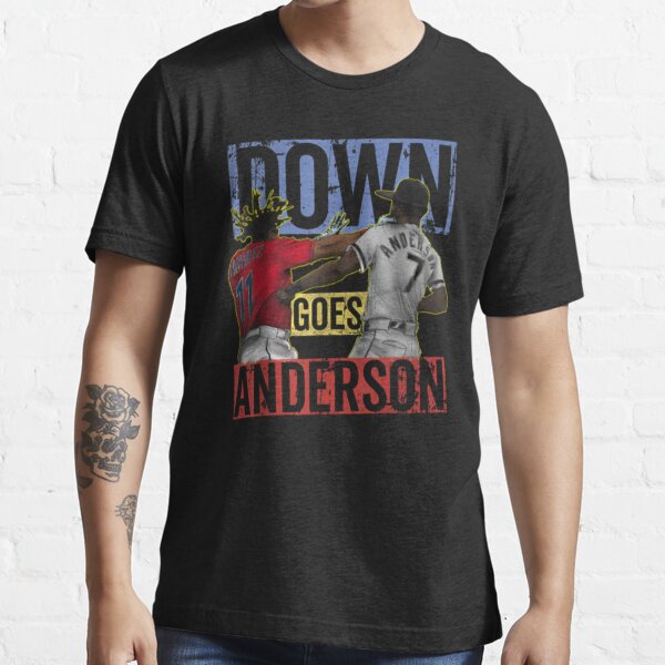 Down Goes Anderson Shirt Funny Meme Baseball Shirt Jose Ramirez