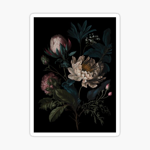 Item preview, Dark Academia Peony Botanical designed and sold by Enyr.