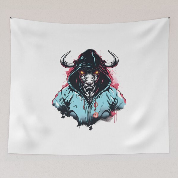 Item preview, Black Bull Brutal Gangsta Art designed and sold by MartynGrey.