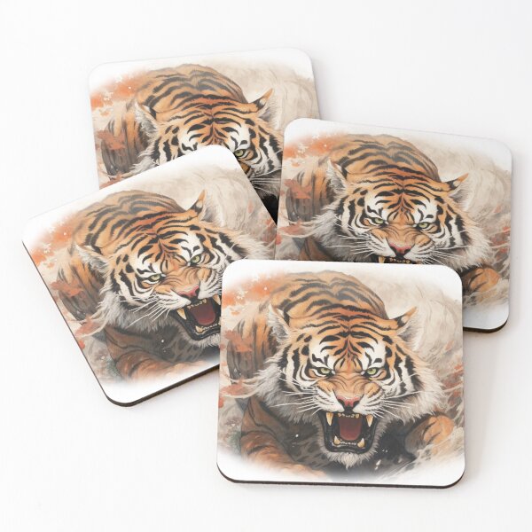 Item preview, Tiger Unleashed - Pouncing Through the Smoke designed and sold by Brownpants.