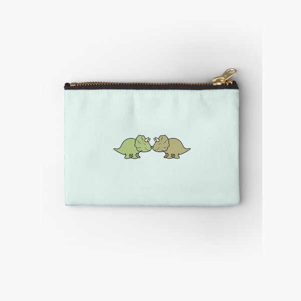Item preview, LOVEY DINOS: cute cuddly Triceratops love (blue) designed and sold by EmiliaMoscovich.