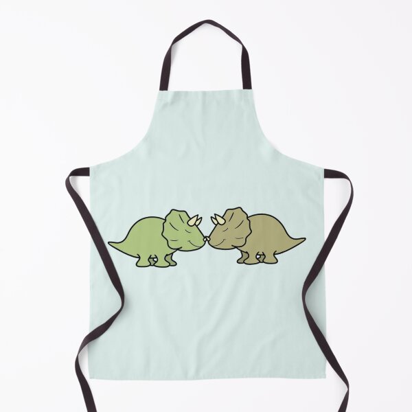 Item preview, LOVEY DINOS: cute cuddly Triceratops love (blue) designed and sold by EmiliaMoscovich.