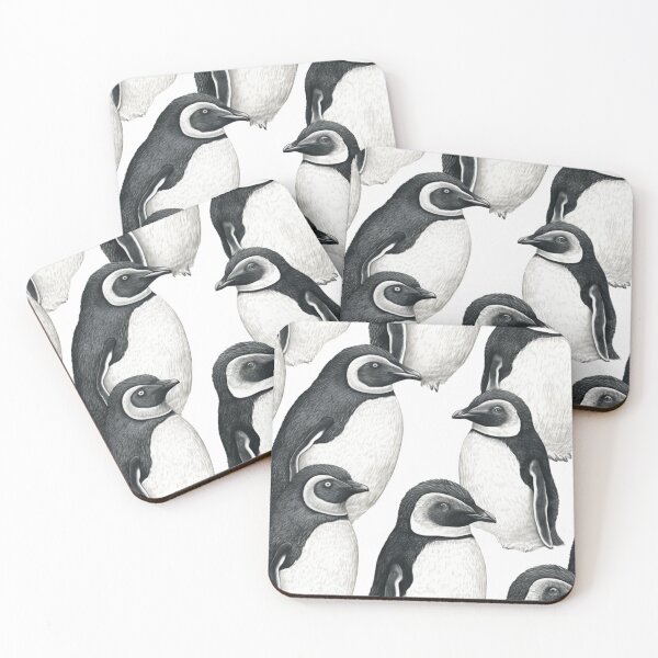 Item preview, Penguin Colony with White Background , Forest, Animal, Pet, Wildlife, Seamless,Pattern, Cute, Sealife, Sand designed and sold by puppynpaw.