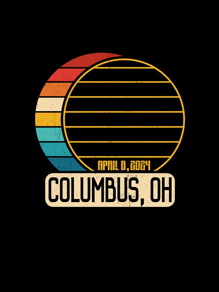 Aperçu 4 sur 4. Coque iPhone avec l'œuvre Total Solar Eclipse Ohio Columbus April 28 2024 Eclipse Gear créée et vendue par DynamicDesign.