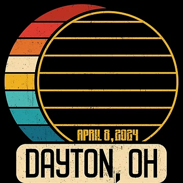 Imagen de la obra Total Solar Eclipse Ohio Dayton April 28 2024 Eclipse Gear de DynamicDesign