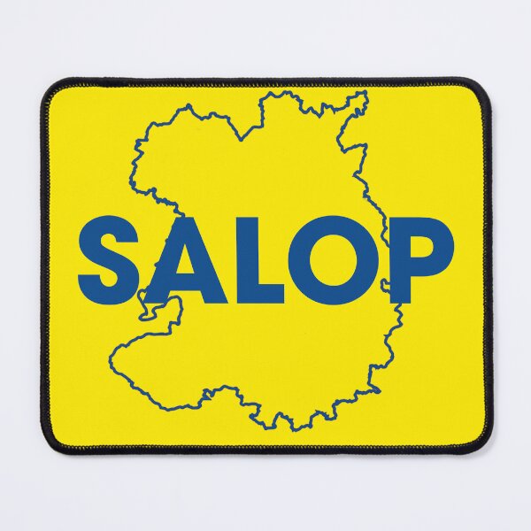 Item preview, Salop Map Logo - Blue designed and sold by TigandMole.