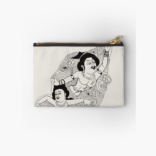 Item preview, Funny Sketch Dunhuang Mogao Mr and Mrs Aladdin's Lamp Buddhism  designed and sold by Mulan-Prints.