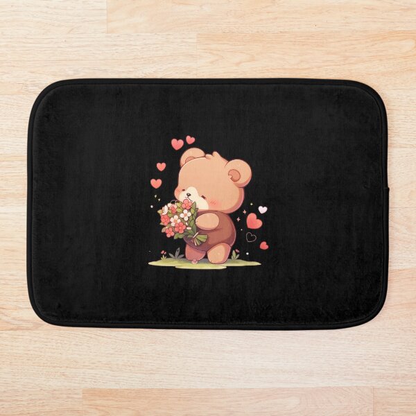 Item preview, Loving Bear with Flowers designed and sold by SoulTints.