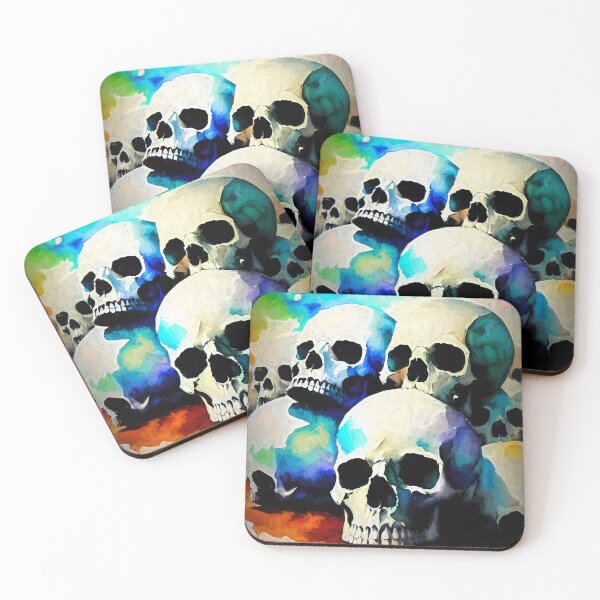 Item preview, Watercolor skulls by Brian Vegas designed and sold by Brian Vegas.