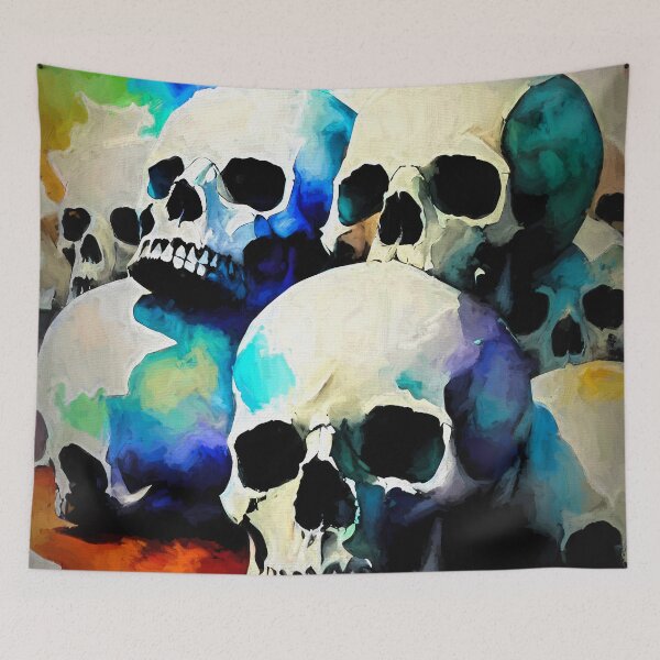 Item preview, Watercolor skulls by Brian Vegas designed and sold by Brian Vegas.