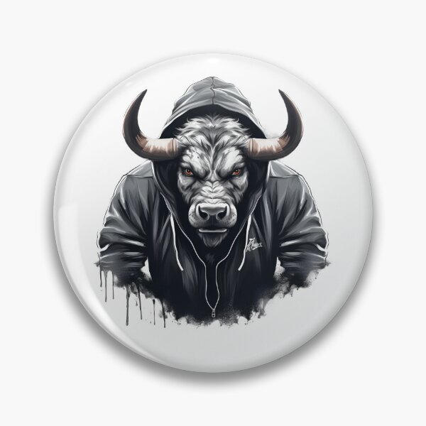 Item preview, Black Bull Brutal Gangsta Art designed and sold by MartynGrey.