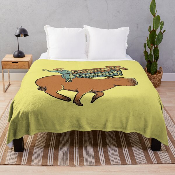 Item preview, Capybara Cowboy Yellow by Tobe Fonseca designed and sold by Tobe Fonseca®.