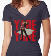 Camiseta entallada de cuello en V Jotaro Kujo
