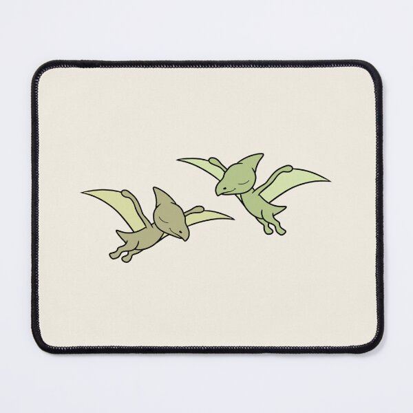 Item preview, LOVEY DINOS: flying Pteranodon couple (beige) designed and sold by EmiliaMoscovich.