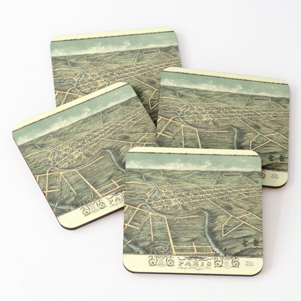 Item preview, Paris, Kentucky (1870) designed and sold by allhistory.