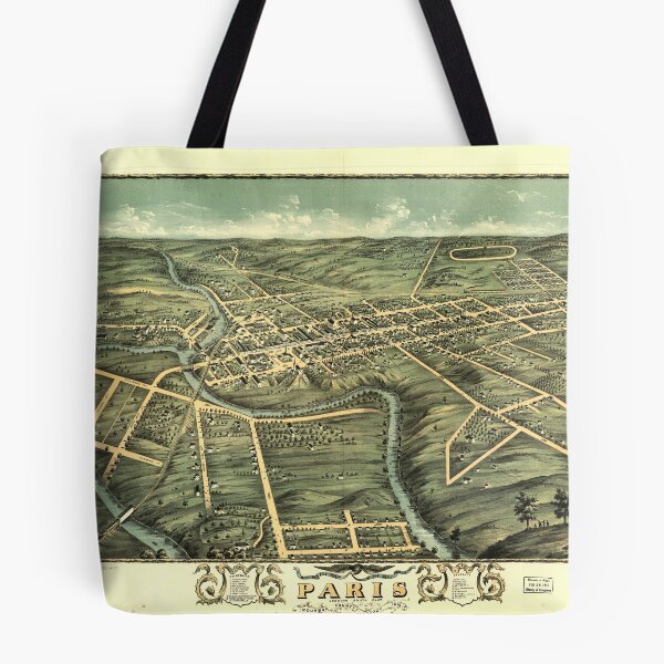 Item preview, Paris, Kentucky (1870) designed and sold by allhistory.