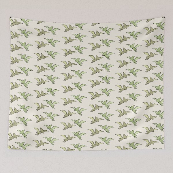 Item preview, LOVEY DINOS: flying Pteranodon couple (beige) designed and sold by EmiliaMoscovich.
