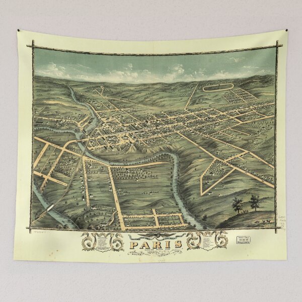 Item preview, Paris, Kentucky (1870) designed and sold by allhistory.