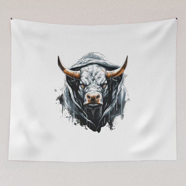 Item preview, Black Bull Brutal Gangsta Art designed and sold by MartynGrey.