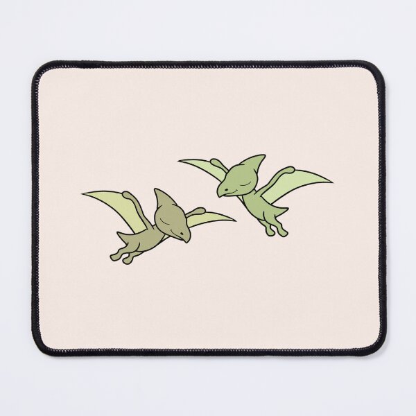 Item preview, LOVEY DINOS: flying Pteranodon couple (pink) designed and sold by EmiliaMoscovich.
